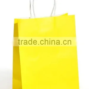 Wholesale Solid Color Gift Colorful Paper Kraft Bags thumbnail-1