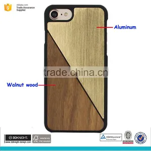 Real Marble Aluminum and pc Hard Phone Case for Iphone 7 Case thumbnail-4
