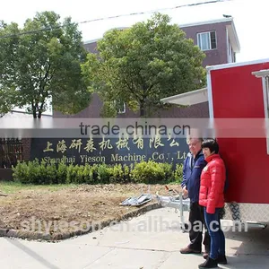 2.2m Long Hot Dog Fast Food Trailer / Kebab Grill Mobile Food Cart / Stainless Steel Material Cargo Box Food Kiosk Design thumbnail-5