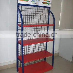 Metal Gas Station Wire Shelf Lubricating Oil Display Rack thumbnail-2