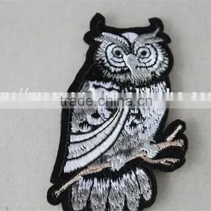 2016 Hot Selling Patches Embroidery Iron on Embroidery Owl Pattern Patch Trim thumbnail-3