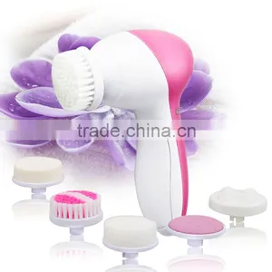 Ultrasonic Sonic Facial Skin Cleaner Electric Wash Facial Pore Cleaner Body Cleaning Massage Machine Mini Skin Beauty Care Spong thumbnail-1