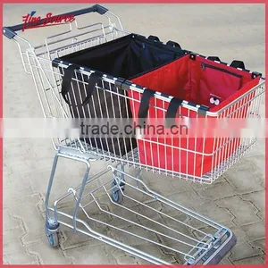 Hot Sale Portable Reusable Supermarket Shopping Bag Cart Bag Wholesale thumbnail-1