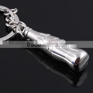 Wholesale 3d Beer Bottle Metal Key Chains/ Beer Bottle Key Rings Key Chain thumbnail-1