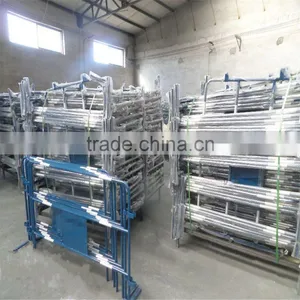 Bule Powder Coating Crowd Control Barrier With LOGO Traffic Barrier Reflective Tape thumbnail-6