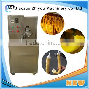 2016 Hot Sale Rice Cone Puffing Machine/Ice Cream Hollow Tube Expanding Machine thumbnail-1