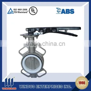 DN2200 PN79 High Temperature Copper Butterfly Valve thumbnail-2