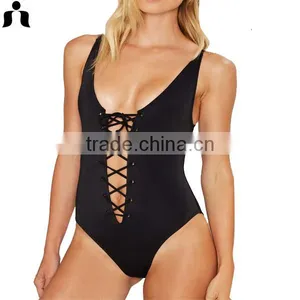 One Piece Swim Suit Custom Swimwear Women OEM thumbnail-1