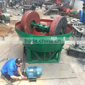 CIQ Wet Pan Mill Double Wheel Dressing Gold Grinding Machine From China thumbnail-1