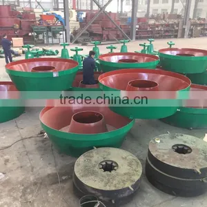 Gold Ore Wet Edge Pan Mill, Low Price Gold Processing Line Made in China thumbnail-4