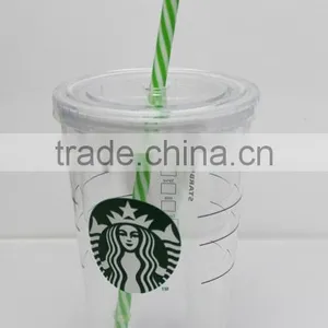 Plastic PP Long Drinking Straws for Starbucks Tumbler thumbnail-1