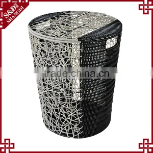 S.D High-quality pe Rattan Laundry Basket for Towel in Hotel Use thumbnail-1