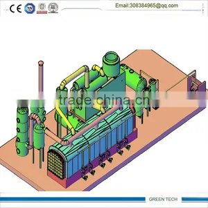 Tunnel Pyrolysis Reactor, Full Open Door Type Special Pyrolysis Plant Recycling Waste Tires To Oil Plant thumbnail-3