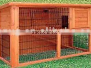 Wooden Rabbit Hutch thumbnail-1