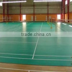 Competitive Price PVC Flooring Indoor Synthetic Badminton Court Flooring thumbnail-5