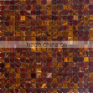 UNIQUE DESIGNS CUSTOM MADE MULTI RED ONYX MOSAIC TILES COLLECTIONS thumbnail-1