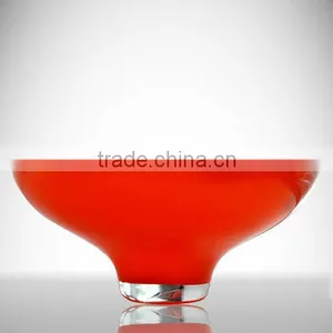 Red Charged Cheap Hurricane Dinner Tray Plates Wholesale ;melamine Elegant Dinner Glass Plates for Chocolate and Candy thumbnail-1