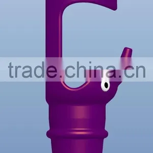 Silicone Wine Bottle Stopper Spoon Rest Pot Clip 3 in 1 Cute Rhino Original Design thumbnail-2