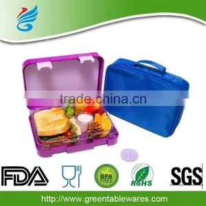 Leakproof Plastic Bento Lunch Box Container Stacking Bento Box thumbnail-6