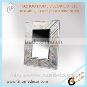 Cheap Large Walll Mirrors/ Reclain Recycle Wood Mirror Frame thumbnail-3