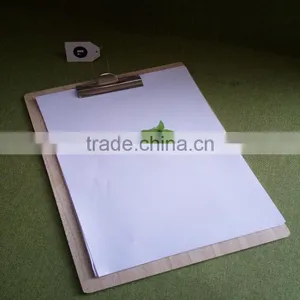 Officemate Recycled Handmade Hardboard A5 Wood Clipboard With Cover and High Capacity Detachable Clip thumbnail-4