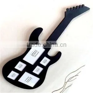 Custom Handmade Guitar Shaped Wood Collage Photo Frame Wholesale thumbnail-3