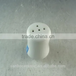 Cheap Wholesale White Ceramic Salt and Pepper Shaker thumbnail-2