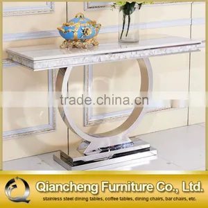 Modern White Antique Console Table thumbnail-1