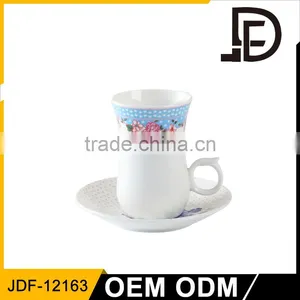 Drinkware Wholesale Porcelain Arabic Beauty and the Beast Tea Set thumbnail-1