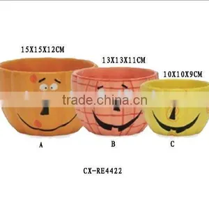Ceramic Flower Pot for Halloween thumbnail-1