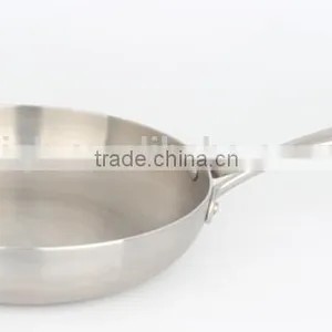 SS18/8 Food Grade Frying Pan/fry Pan thumbnail-1