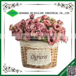 Cute Wedding Artificial Mini Gift Flower Basket thumbnail-2