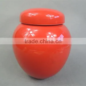 Red Color Wholesale Cremation Urns Chinese Manufacturer thumbnail-1