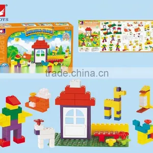 Intelligence Happy Farm 100pcs Plastic Building Blocks Toys for Kids thumbnail-1
