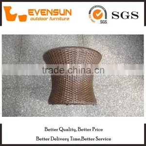 Coffee Shop PE Rattan Table For Stackable Garden Set thumbnail-3