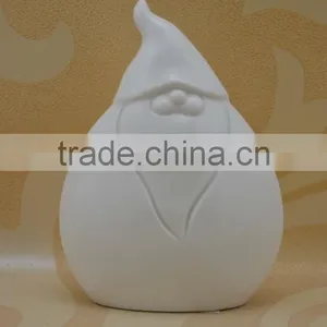 White Ceramic Figurine for Christmas Decoration Wholesale thumbnail-2