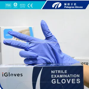 2017 Hot Sale Cheap Nitrile Glove Powder Free Nitrile Examination Gloves thumbnail-2