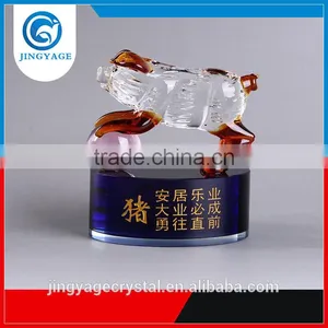 Jingyage Wholesale China Style Crystal Pig Chivalrous Souvenir Gift thumbnail-1