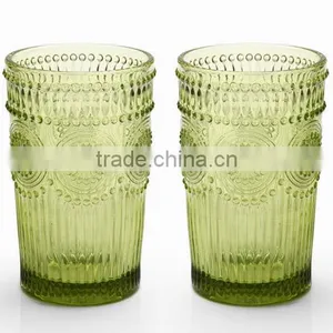 Solid Green Drinking Glass thumbnail-1