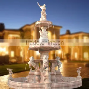 Chinese Stone Carving Stone Marble Fountain Stone for Sale thumbnail-3