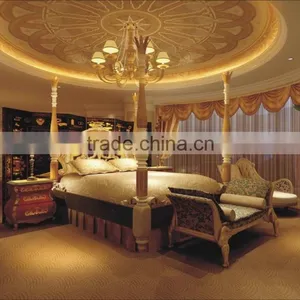 Classic Elegant European Style Teenage Girl's Bedroom Interior Design 3d Rendering BF12-03314g thumbnail-5