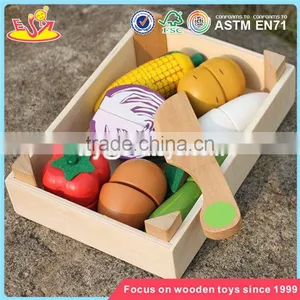 оптовая продажа деревянных игрушек для детского имитационного игры - деревянные игрушки для резки фруктов новая модель для детей W10B183 thumbnail-4