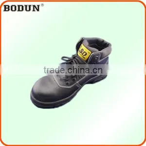 A4019 Tall Upper Genuine Leather Safety Shoes thumbnail-1