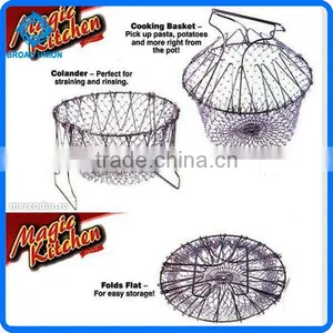 Foldable Stainless Steel Steamer Vegetable Steamer thumbnail-1