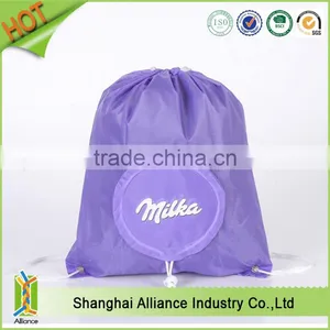 Round Shape Foldable Gym Sack Drawstring Bag(TM-CDR-233) thumbnail-1