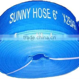 6" Heavy Duty PVC Lay Flat Hose/pvc Flexible Hose thumbnail-2