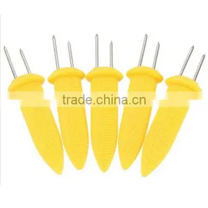 Safe Mini Corn on the Cob Holders Skewers Needle Prongs Fork Picks Kitchen BBQ thumbnail-4