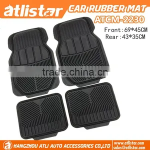 Full Set High Quality Universel Rubber Car Floor Mat thumbnail-1