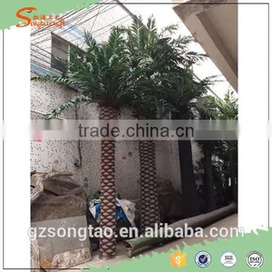 Wholesale Artificial Date Palm Tree Customized Fiberglass Artificial Date Palm Tree Artificial Outdoor Palm Tree thumbnail-1