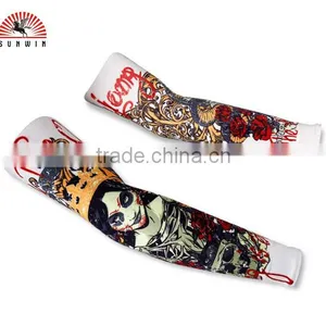 Heat Slimming Multifunction Cycling Wear Fashion Outdoor Sport Anti-UV Protection Breathable Arm Tattoo Sleeve thumbnail-1